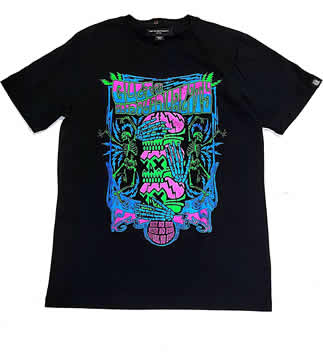 Cult of Individuality Teewords Crew Neck Tee (622A5-K49A)