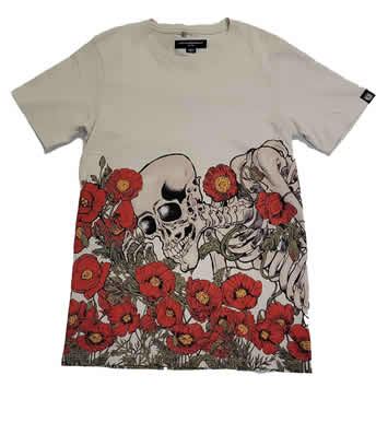Cult of Individuality Poppy Crew Neck Tee (622B8-K49A)