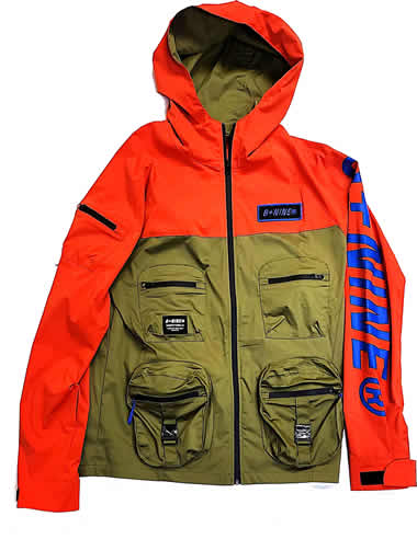 8&9 Smart Cut Trench Warfare Tactical Jacket (Tan & Orange)
