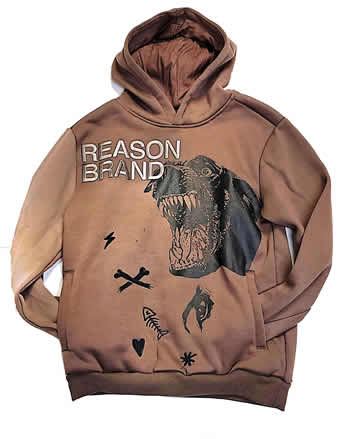 Reason Brand Brown FJ1-41 Hoodie Jacket