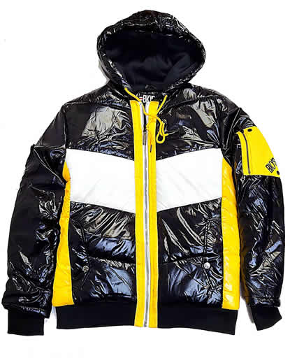 BKYS Polyester Hoodie Jacket B/Y (J377)