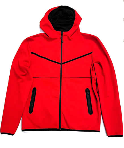 MSociety Red Track Hoodie Jacket (MS-21125)